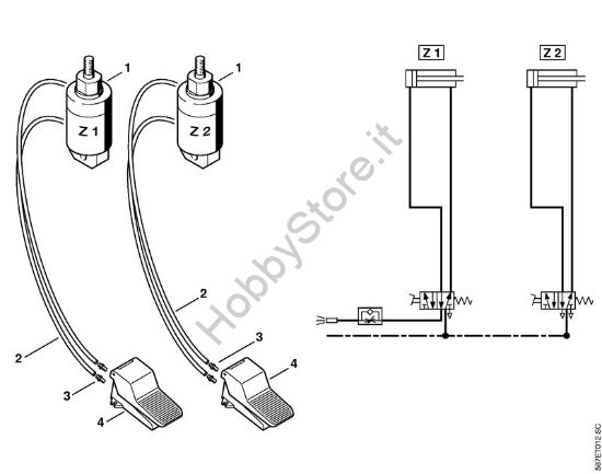Sistema pneumatico NG 3 NG 3 brand Stihl